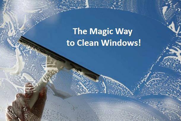 What is the best way to clean windows?